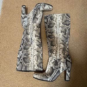 Sam Edelman Snakeskin Boots
